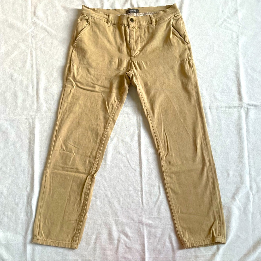 Ash & Erie 33x29 Men’s khaki jeans